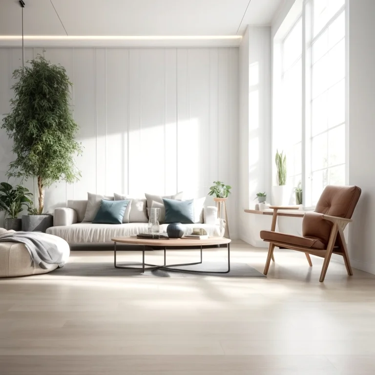 清掃道具とスタッフ